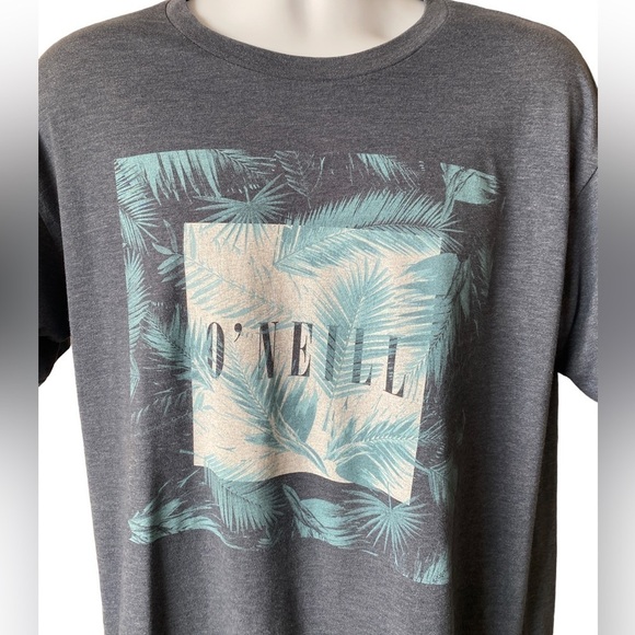 O’neilll Surf Hawaiian Leaves Premium Tee Shirt Men L Large - Picture 2 of 5